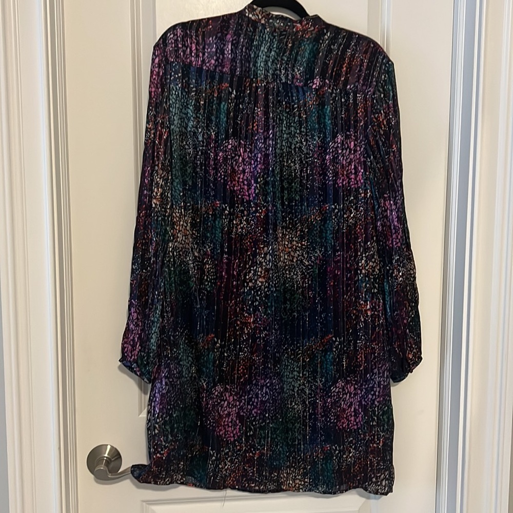 Reiss Women's Black Isla Lurex Print Dress 💥Firm Price💥 - Picture 13 of 13
